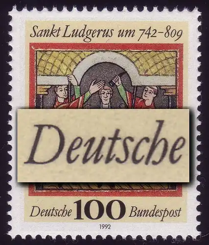 1610 Saint Ludgerus avec PLF: accent sur D de DEUTSCHE, champ 8 **