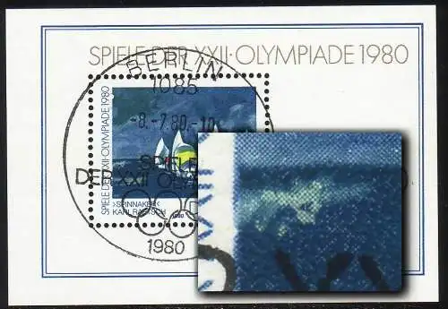 Bloc 60 Olympiades 1980 avec taches PLF sur l'arbre supérieur gauche, ESSt Berlin