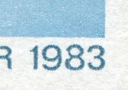 2771 Année de communication mondiale 10 Pf avec PLF 8 avec encoches, champ 40 **