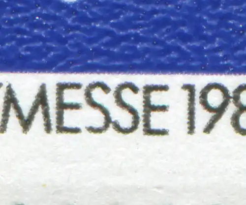 2891 Messe Leipzig 10 Pf: première S abrégée dans Messe, champ 31, **