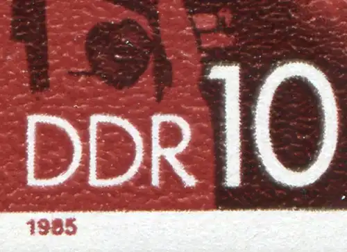 2941 Libération 10 Pf: R de RDA en bas à droite du trait d'union, case 24 **