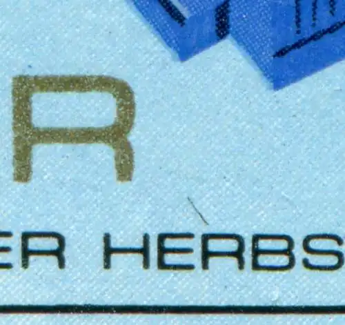 Block 99 Messe Leipzig mit 3267: Schrägstrich über R von HERBSTMESSE, **