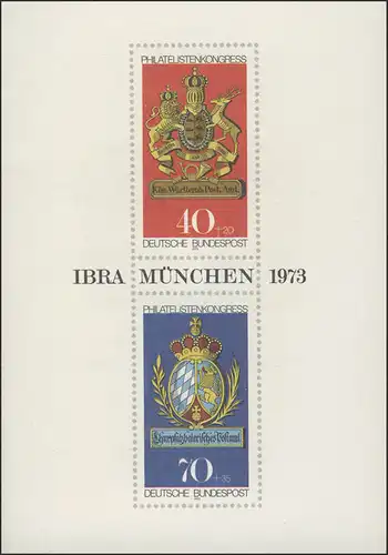 Congrès annuel de la poste IBRA & Philatelistes Munich, SSt Munich 21.5.73