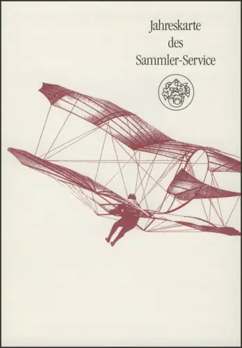 Diffuser chaque année la poste LILIENTHAL, ESSt Bonn 9.7.1991