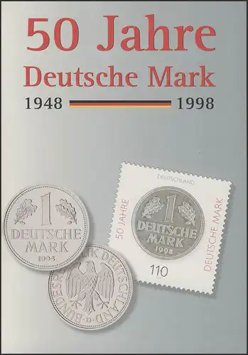 Jahresgabe der Post Deutsche Mark, ESSt Bonn 19.6.1998