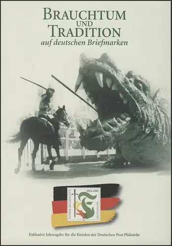 Jahresgabe der Post Brauchtum und Tradition - Drachenstich in Furth, ESSt 2001