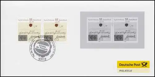 Date de la poste Jour du timbre Bayern n°1 - Lettre d'Eichstät 2009