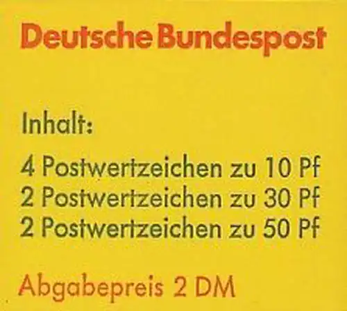 22Ii MH BuS Krüger/Borek Buchdruck Variante b - postfrisch