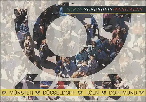 Blattes des Länder: Rhénanie-du-Nord-Westphalie, ESSt Düsseldorf 1993