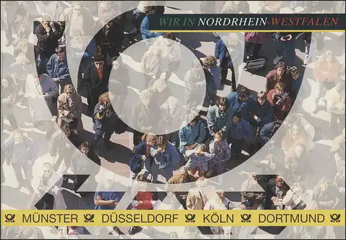 Wappen der Länder: Nordrhein-Westfalen, ESSt Düsseldorf 1993