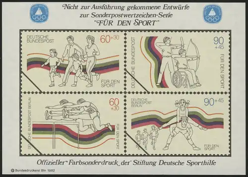 Sporthilfe Sonderdruck I Breitensport Dauerlauf Bogenschießen 1982