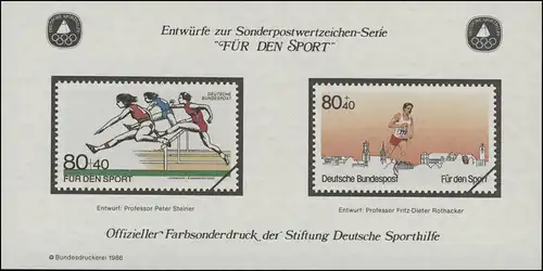 Sporthilfe Sonderdruck aus Bund-MH Hürdenlauf und Langlauf 1986