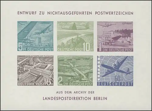 Berlin-Sonderdruck Luftpostsalon 1969