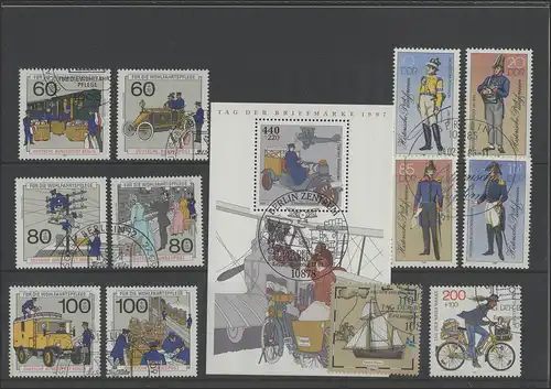 Timbres charmants: Histoire 1 avec cachet spécial du premier jour