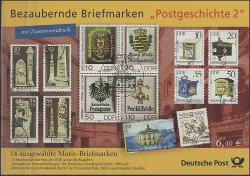 Bezaubernde Briefmarken: Postgeschichte 2, mit Ersttagssonderstempel