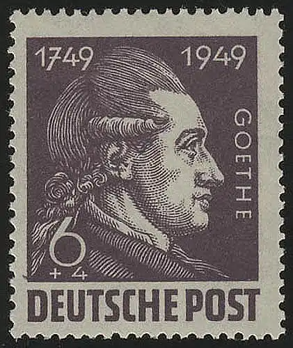 SBZ 234 Goethe 6 Pf, **