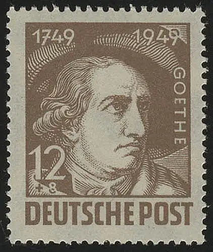 SBZ 235 Goethe 12 Pf, **