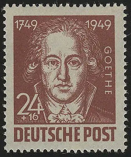 SBZ 236 Goethe 24 Pf, **