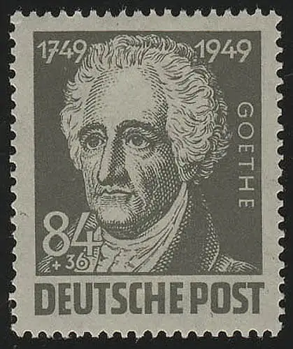 SBZ 238 Goethe 84 Pf, postfrisch **
