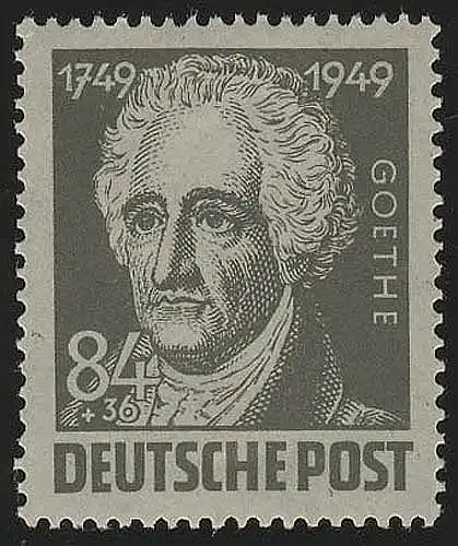 SBZ 238 Goethe 84 Pf, **