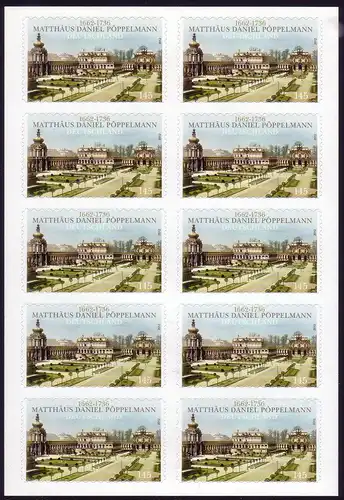 FB 19 Pöppelmann, feuille 10x2915, **