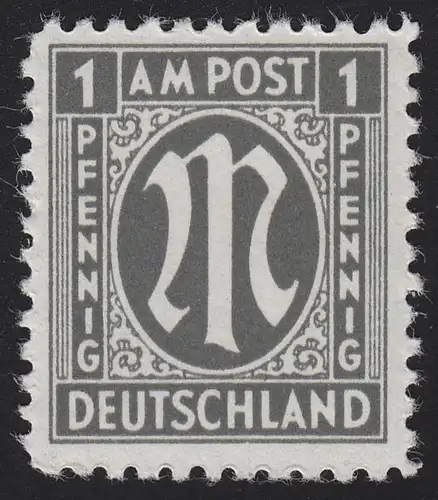 Bizone 16Bz AM-Post 1 Pf. ** Postfraîchissement