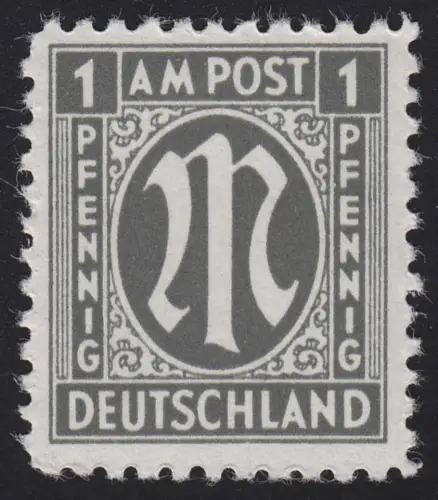 Bizone 16Bz AM-Post 1 Pf., postfrisch **