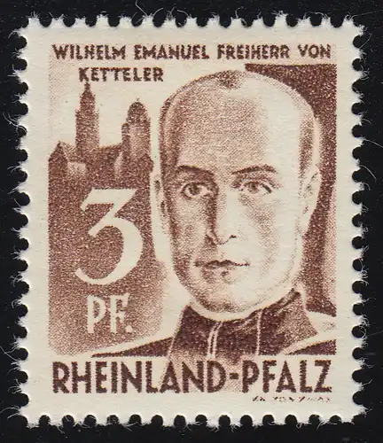 Rheinland-Pfalz 2 Freimarke 3 Pf. **
