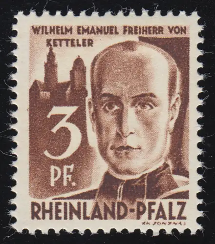 Rheinland-Pfalz 2yv I Freimarke 3 Pf. **