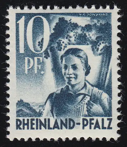 Rheinland-Pfalz 3 Freimarke 10 Pf. **