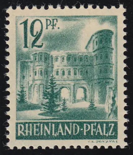 Rheinland-Pfalz 4vv I Porta Nigra 12 Pf. **