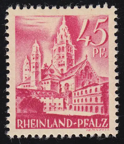 Rheinland-Pfalz 10 Freimarke 45 Pf. **