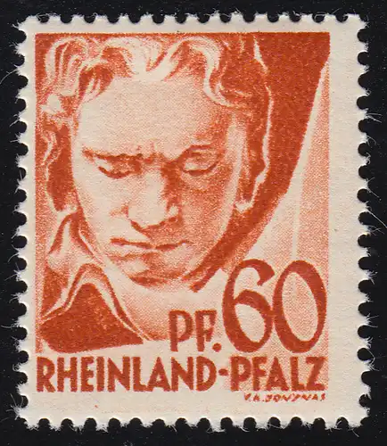 Rhénanie-Palatinat 12 marque libre 60 pf. **