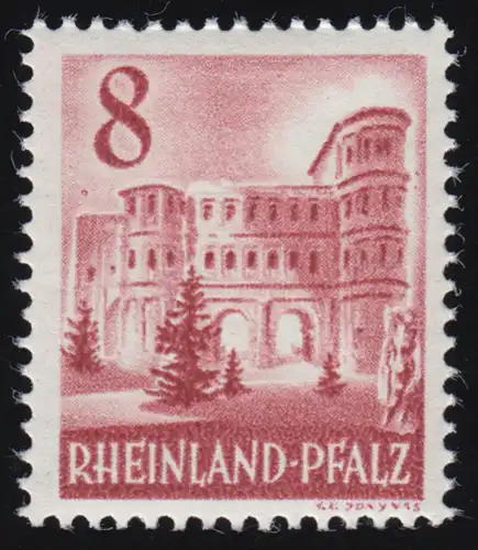Rheinland-Pfalz 36y IV Porta Nigra 8 (Pf.) ** postfrisch