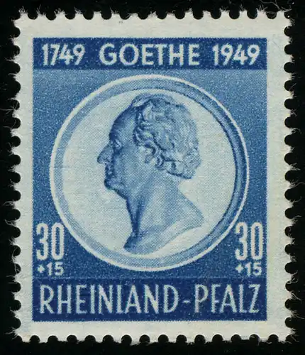 Rheinland-Pfalz 48 Goethe 30 Pf. **