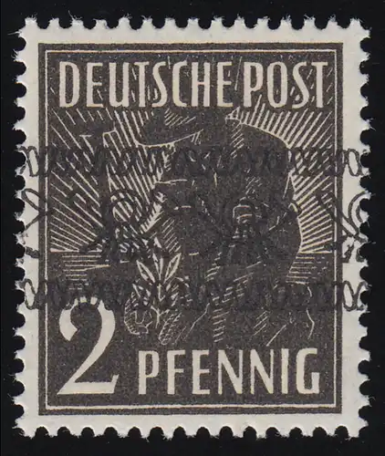 Bizone 36Ia Bandaufdruck 2 Pf. **