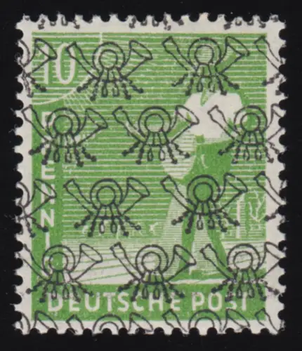 Bizone 39IIa Netzaufdruck 10 Pf. **