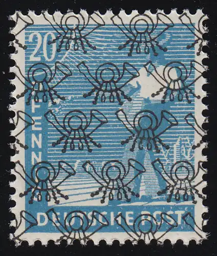 Bizone 43IIa Netzaufdruck 20 Pf. **