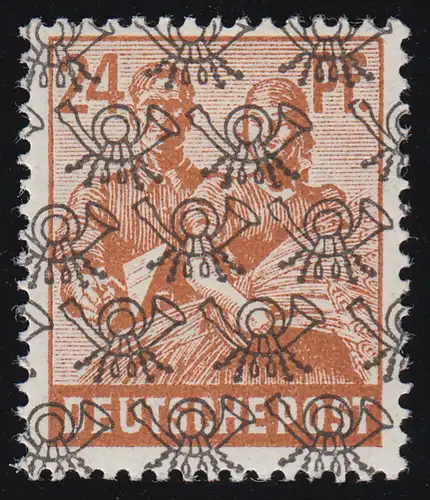 Bizone 44II Netzaufdruck 24 Pf. **