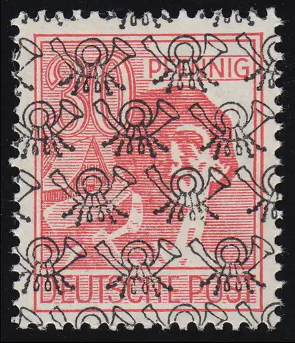 Bizone 46II Netzaufdruck 30 Pf. **