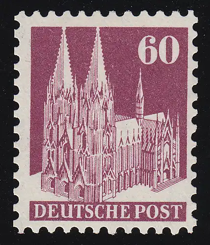 Bizone 93 III WE Constructions 60 p., brun lila, largement décanté ** post-fraîchissement