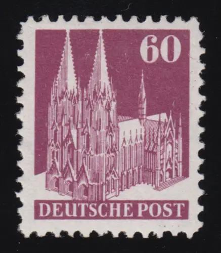 Bizone 93 III WE Constructions 60 p., brun lila, largement décanté ** post-fraîchissement