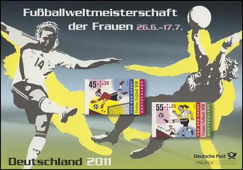 2857-2858 Sporthilfe: Fußball-WM der Frauen - EB 3/2011