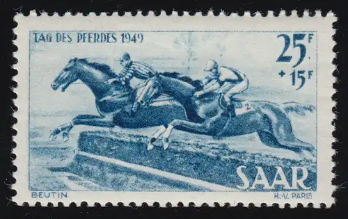 Sarre 266 Journée du cheval 25 Fr. **