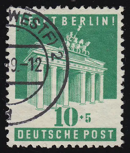 Bizone 101A Berlin-Hilfe 10 Pf. O gestempelt