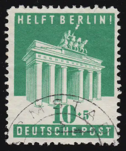 Bizone 101E Berlin-Hilfe 10 Pf. O gestempelt