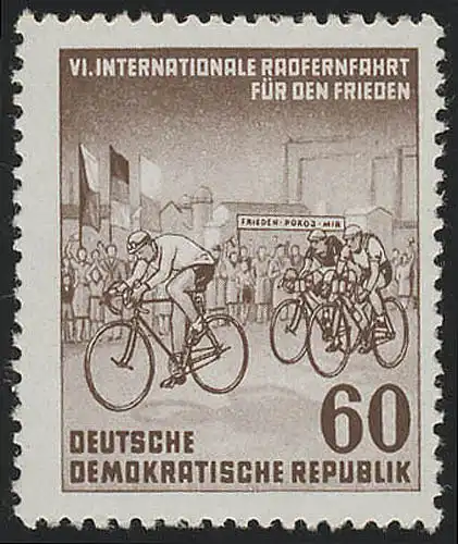 357 YII Vélo pour la paix 60 Pf Wz.2 Yll **