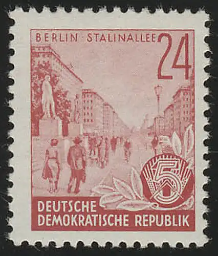371 XII Fünfjahrplan 24 Pf Wz.2 XII **