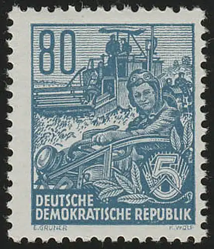 421 x XII Plan quinquennal 80 pf. 2 XII **