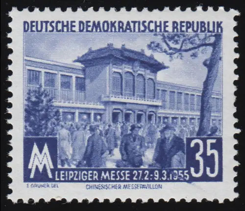 448a XII Leipziger Frühjahrsmesse 35 Pf Wz.2 XII, postfrisch **